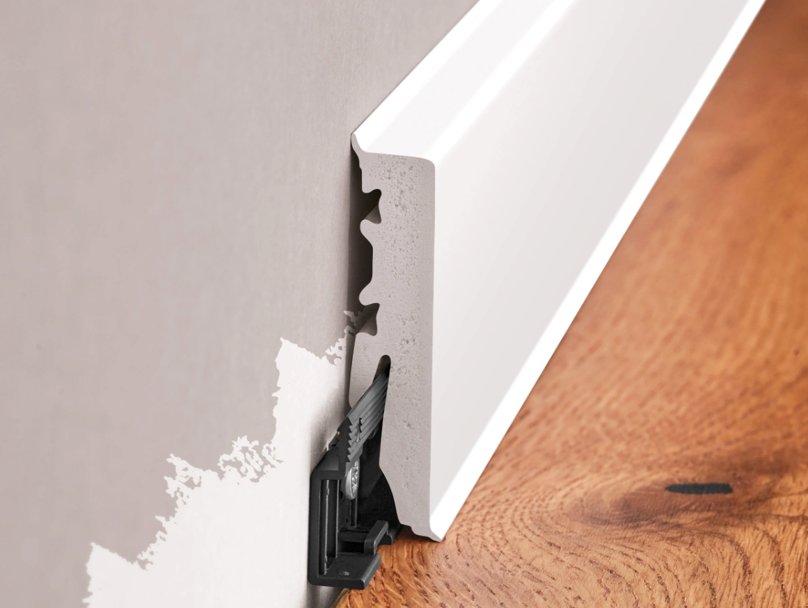 Klipsy z podkładką +3 mm do montażu listwy Masterline 25szt.