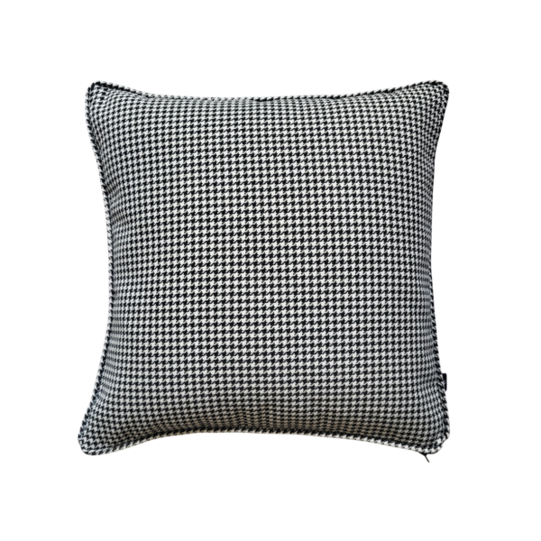 Poszewka dekoracyjna drobna PEPITKA czarna 55x55 cm