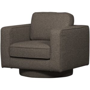 Fotel obrotowy LAZY boucle antracyt