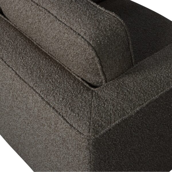 Fotel obrotowy LAZY boucle antracyt