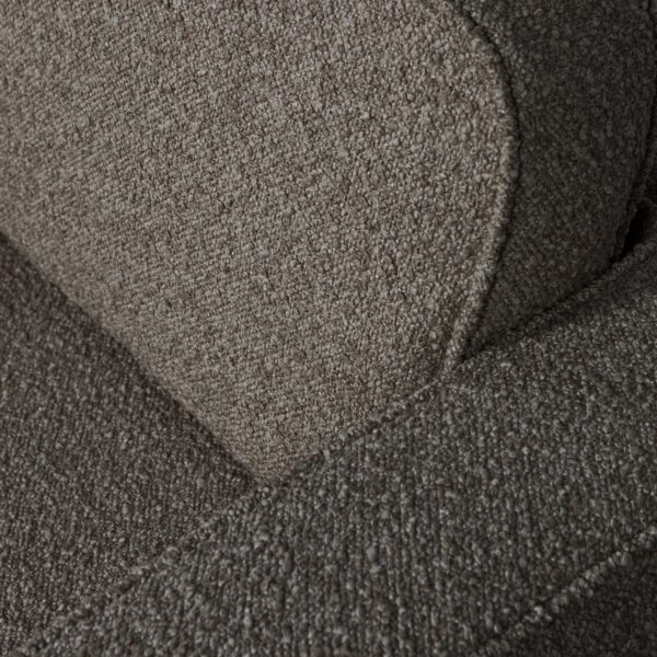 Fotel obrotowy LAZY boucle antracyt