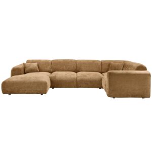 Sofa narożna prawa  CLOUD miodowy