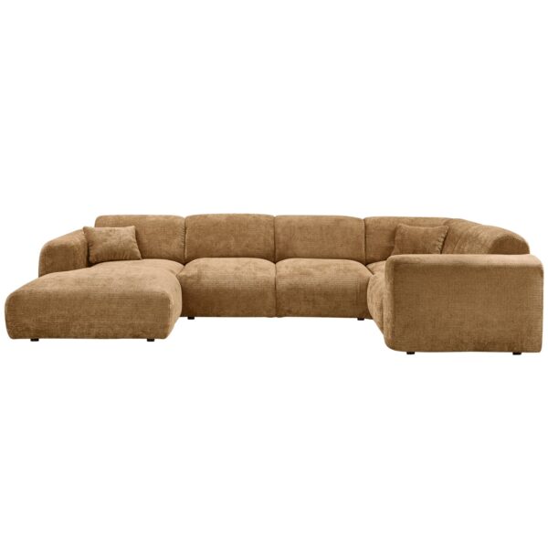 Sofa narożna prawa  CLOUD miodowy