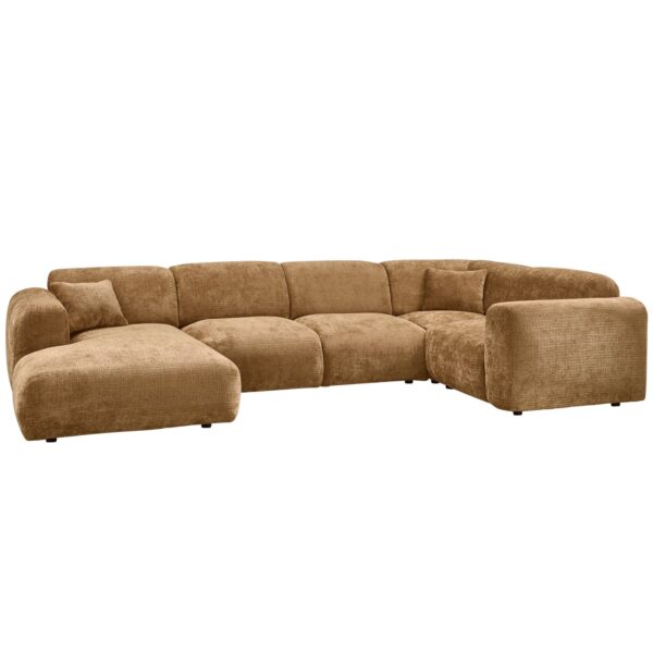 Sofa narożna prawa  CLOUD miodowy