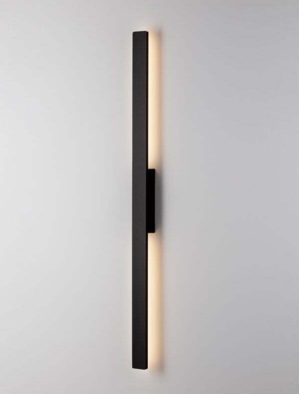 Kinkiet zewnętrzny NETH czarny 104cm