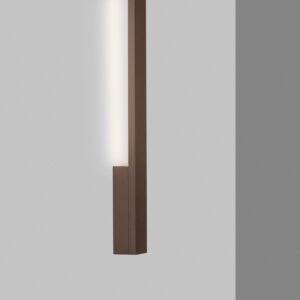 Kinkiet zewnętrzny SOS brązowy 61cm