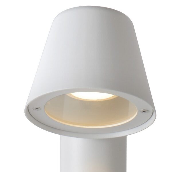 Lampa stojąca zewnętrzna INGO biała 70cm