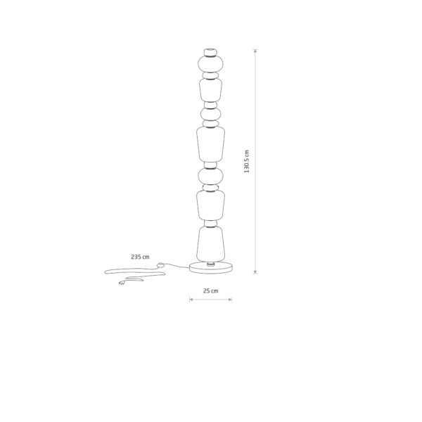 Lampa podłogowa CERAMIC LED 11704