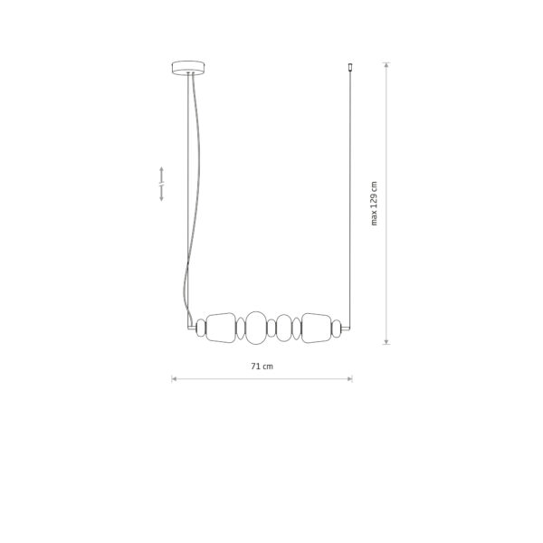 Lampa wisząca CERAMIC LED 11700