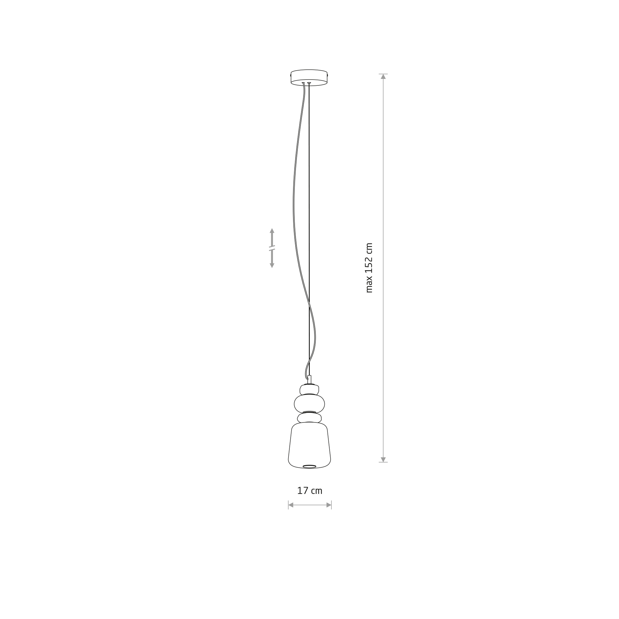 Lampa wisząca CERAMIC LED 11702