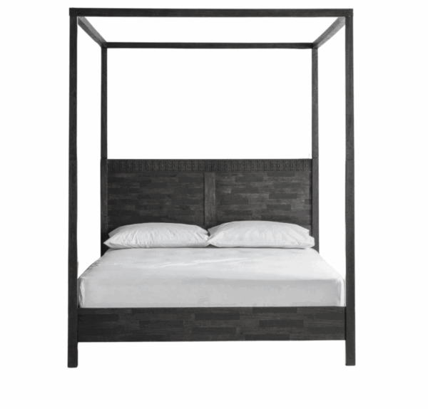 Łóżko BOHO 180cm czarne