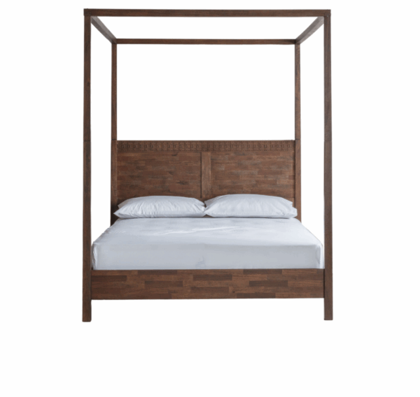 Łóżko BOHO 180cm brązowe
