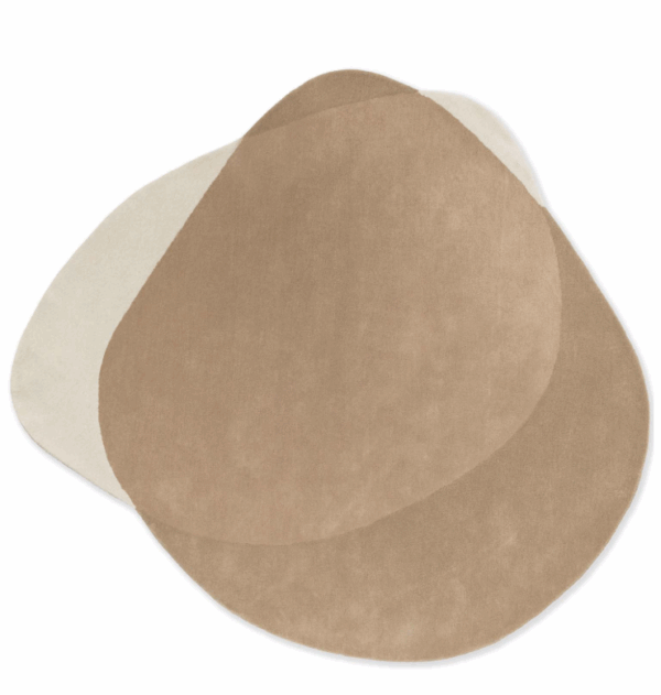 Beżowy Dywan Nieregularny - ELEMENT ARP NATURAL 087601