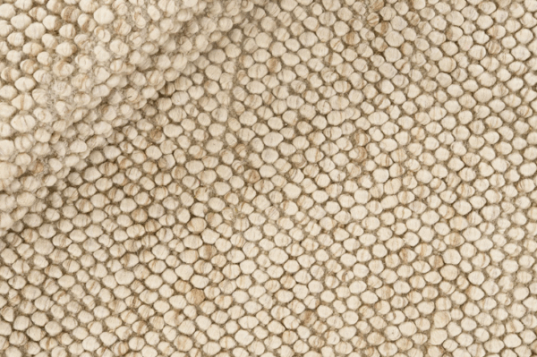 Beżowy Okrągły Dywan Pleciony - BUBBLES BEIGE ROUND R-1902