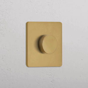 Grove Ściemniacz w pojedynczej ramce mosiądz