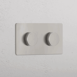 Grove Ściemniacz x 2 w podwójnej ramce nikiel