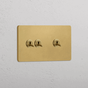 Grove Włącznik dźwigniowy 2+1 w podwójnej ramce