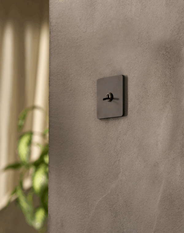 Grove Włącznik dźwigniowy w pojedynczej ramce brąz