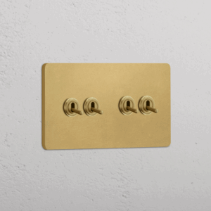 Grove Włącznik dźwigniowy x 4 w podwójnej ramce