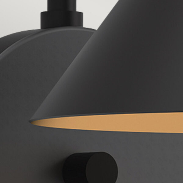 Kinkiet Remyck – 1 czarny