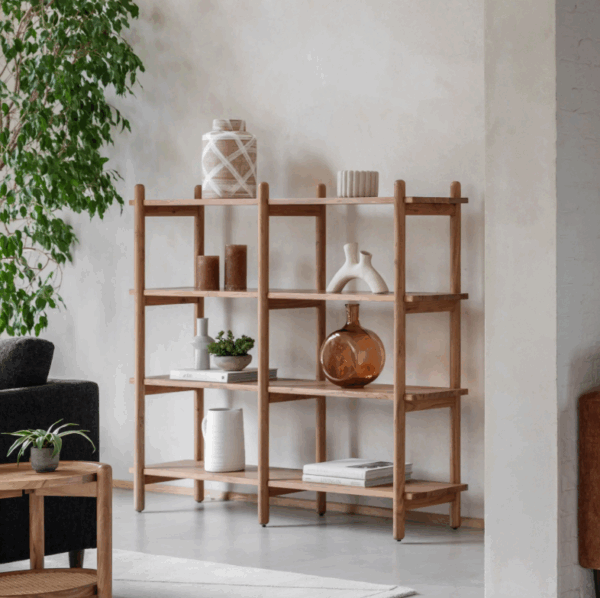 Regał niski drewniany Cannes GD