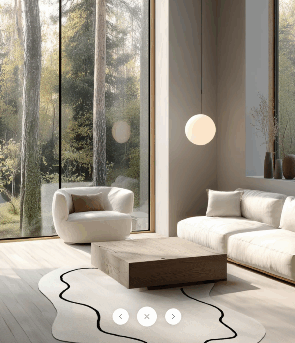 Dywan ręcznie tkany Carpet Decor Loop Ivory