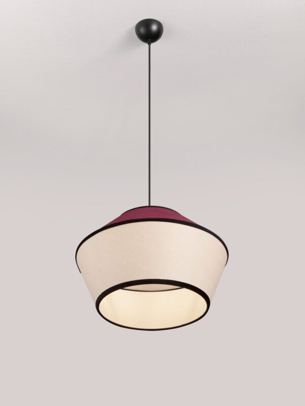 Lampa wisząca ELISS burgund