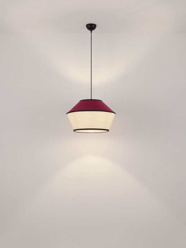 Lampa wisząca ELISS burgund