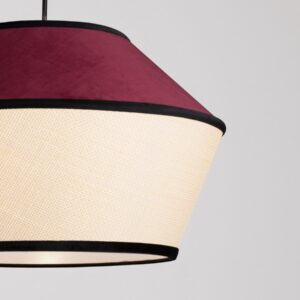 Lampa wisząca ELISS burgund