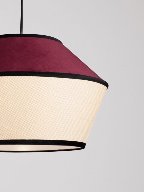 Lampa wisząca ELISS burgund