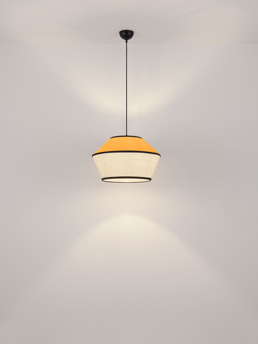 Lampa wisząca ELISS żółta