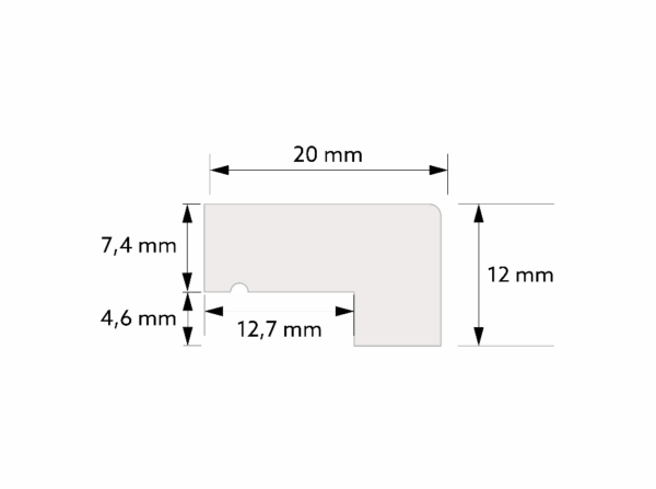 Listwa zwieńczająca boazerię TP002P malowane